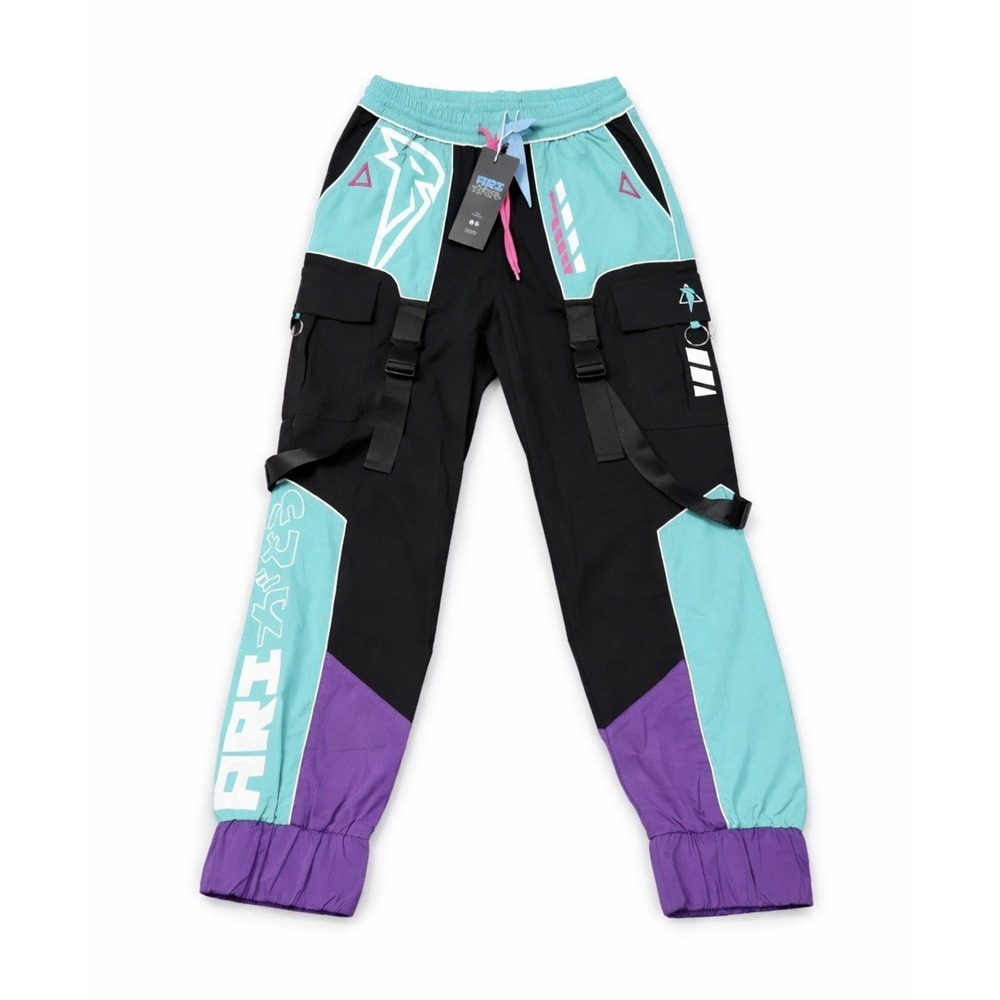Jaiden Animations Cargo Pants Mens M Multicolor ARI Anime Streetwear Techwear